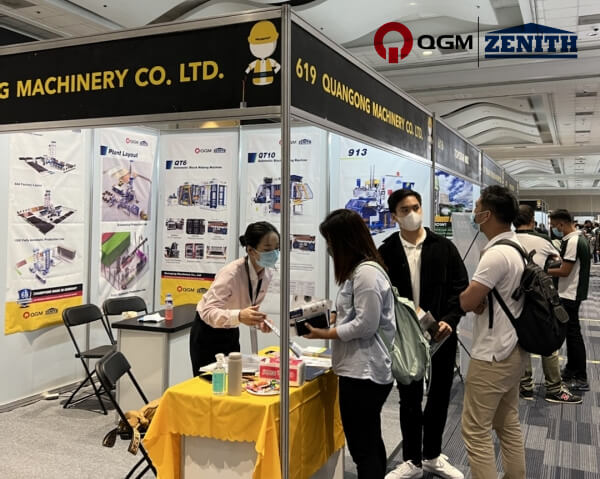 QGM-ZENITH 2022 PHILCONSTRUCT இல் கான்கிரீட் பிளாக் தயாரிப்பதற்கான கூடுதல் தீர்வுகளைக் கொண்டு வாருங்கள்