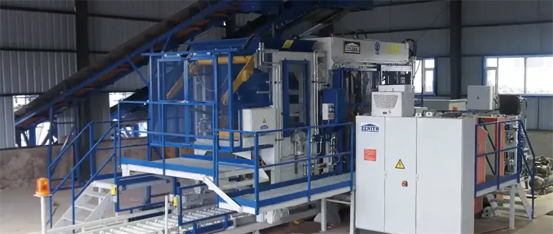 முழு தானியங்கி பல அடுக்கு கான்கிரீட் இன்டர்லாக் செங்கல் உற்பத்தி திட்டம் ஆப்பிரிக்காவில் தொடங்கப்பட்டுள்ளது.